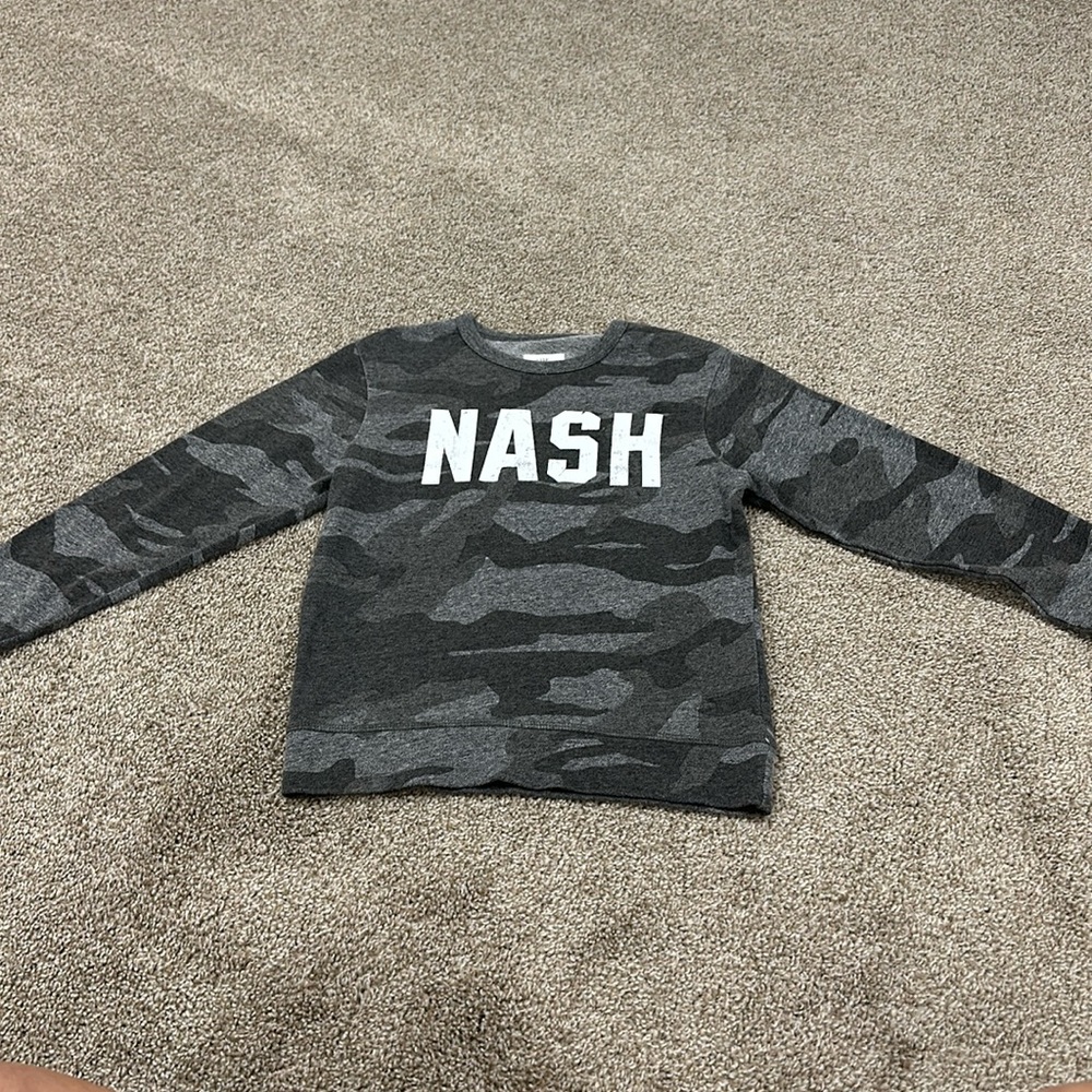 Youth Nash Camo crewneck
